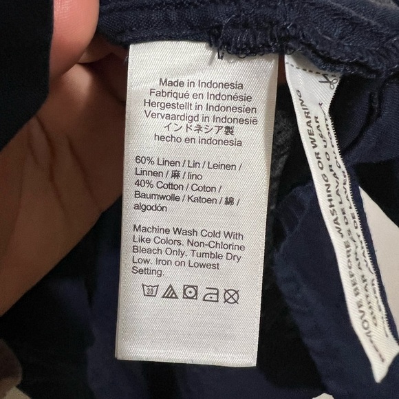 J. Crew beachware linen cotton blend beach shirt dress size XXS - Picture 9 of 15